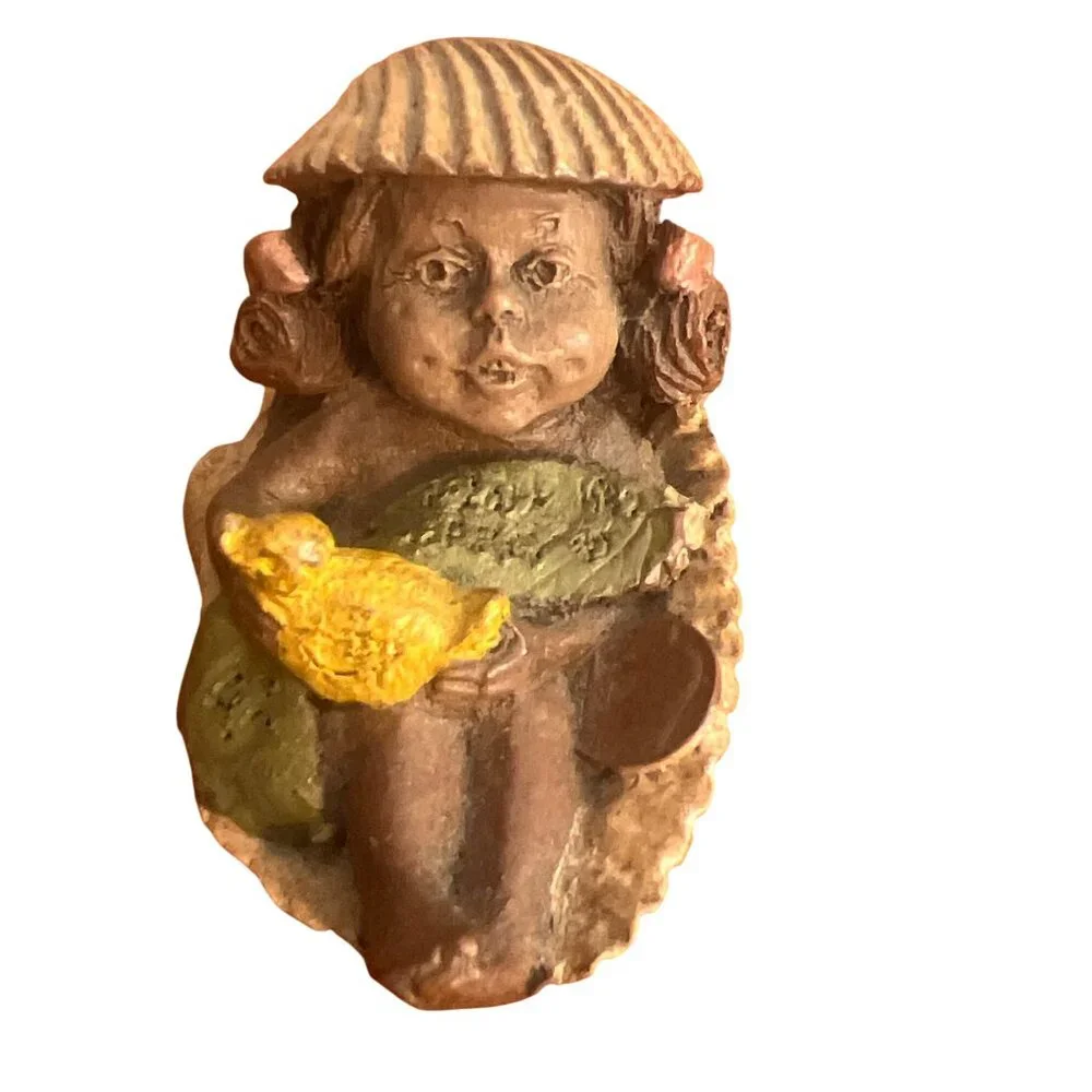 Vintage 2 Tom Clark Mini Figurines Darcy Bubbles Dwarf Family Yellow Duck Estate